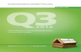 KonzErnzWiSchEnmittEilUnG Die grüne Aktie Q3 · (Q3 2013: 7,6 Mio. €), das EBIT bei 3,2 Mio. € (Q3 2013: 4,6 Mio. €). Aufgrund von Vorzieheffekten fielen die Ergebnisse etwas