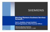 Moving Siemens Business Services forward– · Services ‚ORS™ FY 03 figures 28% 25% ... Consulting, project-based business solutions and systems integration Maintenance of hardware