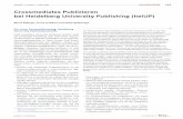 Crossmediales Publizieren bei Heidelberg University Publishing … · 2018-09-28 · (PDF, HTML, EPUB) – komplexe crossmediale Workflows zusammengestellt werden. The scientific