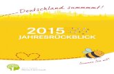 2015 - Deutschland summt · -Jahresrückblick 2015 Stiftung für Mensch und Umwelt, Hermannstraße 29, 14163 Berlin, info@stiftung-mensch-umwelt.de Hobby-Imkerin Sonja Knop auf dem