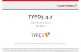 TYPO3 4.7 Die Neuerungen typovisiontypovision.de/fileadmin/slides/TYPO3_4.7-Die-Neuerungen... · 2013-06-06 · (c) 2012 - typovision GmbH | TYPO3 4.7 - Die Neuerungen | Lobacher
