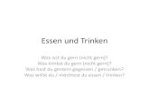 Essen und Trinken - WordPress.com€¦ · Essen und Trinken Author: ianbloor Created Date: 5/13/2013 11:47:15 AM ...