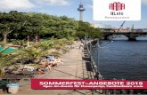 SOMMERFEST-ANGEBOTE 2019€¦ · Die Schiffe der Reederei Grimm & Lindecke nehmen Sie mit auf Spree- oder Havelrundfahrten durch die maleri-schen Wasserstraßen Berlins. Chefkoch