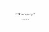 RTI Vorlesung 2 · 2019-09-20 · ut7 t JT 6-r llo.L {U {tt ra I? L tll 5-t) 5-E L \--l F-\).J a \) L + a J \, "rE----tl. Signals and Systems 4 inputs (cause) outputs (effect) system: