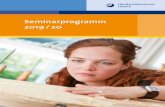 Seminarprogramm 2019 / 20€¦ · Im ersten Schritt gibt es 7.500 Euro als Unterstützung. Für das ... 24 Effektives Selbstmanagement in 7 Schritten 25 „Heute Kollege – morgen