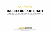 1/16...Halbjahr 2016. HALBJAHRESBERICHT Verein zur Erhaltung und Förderung der kulturellen Identität Schönaugasse 102a, 8010 Graz, Österreich Alle Rechte vorbehalten. 1/16 VORWORT