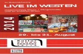 LIVE IM WESTEN - kulturschaufenster-bs.dekulturschaufenster-bs.de/download/?f=Kulturschaufenster_Festival_2014.pdf13:30 Laku Paku mit Rapunzel (Kindertheater)/ Wiese 14:30 Theater
