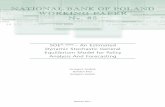 NATIONAL BANK OF POLAND WORKING PAPER No. 83No. 83 SOEPL 2009 – An Estimated Dynamic Stochastic General Equilibrium Model for Policy Analysis And Forecasting Grzegorz Grabek Bohdan