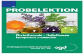 683 PROBELEKTION - Gesundheitsberufe · 2018-03-28 · 3 PhytotheraPie – heilPflanzen komPetent anwenden Probelektion Die Pflanzenheilkunde ist die älteste Form der medizinischen