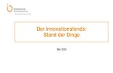 Der Innovationsfonds: Stand der Dinge€¦ · themenspezifische und 4 themenoffene Förderbekanntmachungen; • Wissenschaftlichen Begleitung und Auswertung von bestehenden Selektivverträgen
