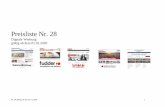 Preisliste Nr. 28 - Badische Zeitung · PDF file 2020-02-25 · • Erstellung Projektplan • Recherche + Abstimmung • Tonalität und Bildsprache (wichtig: Bildrechte) • SEO-optimierte