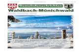 Weihnacht - Waldbach-Mönichwald · 2018-12-14 · gesegnete Weihnacht sowie alles Gute, viel Glück und Zufriedenheit für ein gesundes Jahr 2019! Bürgermeister Stefan Hold und