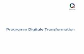 Q-Evolution Schweiz - Programm Digitale Transformation · 2018-09-26 · Der Workshop vermittelt auf aktive Art und Weise ein neues Führungsverständnis sowie Techniken und ... -Sie