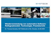 SYSTECS Software Engineering - Wiederverwendung von … · 2018-02-28 · Wiederverwendung von automotive SfSoftware-Reifegradmodell, Technologie, Praxisbericht Dr. Thomas Zurawka,