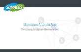 Mandatos Android App - Wittingen · 2017-06-14 · Mandatos Android App . Version 00.00.2016Version 05.09.2016 Seite 5 von 19 von 19 . SessionNet Gremieninfo Darstellung des Dokumentstatus