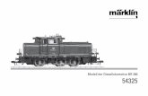 Modell der Diesellokomotive BR 260 54325€¦ · Développant une puissance de 650 CV, cette locomotive pouvait atteindre la vitesse de 60 km/h. Cette machine, dotée d’un moteur