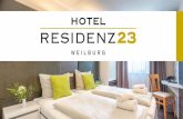 WEILBURG - HOTEL RESIDENZ 23 · · 1 lunch package per person WHISKY WEEKEND · 1 night in a double room and breakfast buffet · 1 bottle of water and fruit platter in the room on