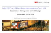 Stammdaten Management bei SBB Cargo Rapperswil, 13.11 · 2011-02-24 · Stammdatenmanagement und Unternehmen haben sich unterschiedlich entwickelt. ŁMit der Marktöffnung des Eisenbahn