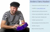 Anders’Føns’Haaber’andershaaber.dk/onewebmedia/Anders Føns Haaber, CV.pdf · Anders’Føns’Haaber’ • Professionel’musiker/komponisti’eget musikﬁrma,’’ •
