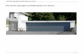 portfolio garages préfabriqués en béton - garage-beton.comgarage-beton.com/index.php/portfolio.pdf · Title: portfolio garages préfabriqués en béton Subject: portfolio des garages