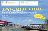 TAG DER ERDE - delicador.de€¦ · TAG DER ERDE 24. April 2016 Wir feiern den internationalen Umwelttag und den Beginn des Regionalpark Sommers in den Weilbacher Kiesgruben. Title: