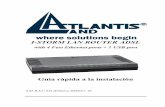 A02-RA2+/G5 (Febrero 2004)V1 - Atlantis-Land€¦ · • Password:Atlantis • Direcciòn IP (192.168.1.254) • Subnet Mask(255.255.255.0) • Protocolo de conexiòn con el ISP =PPPoA