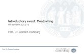 Introductory event: Controlling · Kosten- und Leistunsrechnung (Cost accounting) Foreign credits . Phone: (0221) 470 – 1668 Fax: (0221) 470 – 5012 E-Mail: max.berens@wiso.uni-koeln.de