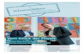 Vom Glück der Physik - uni-muenster.de · 2015-05-08 · Großes Bild: Prof. Dr. Johannes P. Wessels (l.) und Hans Beckho˜ im Gespräch. | Kleines Bild: Hans Beckho˜ und sein Sohn