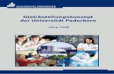 Gleichstellungskonzept der Universität Paderborn€¦ · 3.1 Strategien und Maßnahmen zur Durchsetzung der Chancengleichheit auf der Ebene der Studierenden 3.1.1 Situationsanalyse