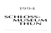 SCHLOSS- MUSEUM THUNbiblio.unibe.ch/digibern/jahrbuch_schloss_thun/jahrbuch... · 2015-04-28 · SCHLOSS-MUSEUM THUN . 1994 SCHLOSS-MUSEUM THUN . Bericht des Konservators über das