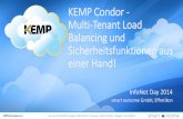 KEMP Condor - Multi-Tenant Load Balancing und ......KEMP Condor - Multi-Tenant Load Balancing und Sicherheitsfunktionen aus einer Hand! InfoNet Day 2014 smart outcome GmbH, Effretikon