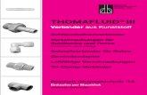 ThoMafluid iii - Socochim · 6 ® THOMAFLUID III - 2014 Verbinder - Schlaucholivenverbinder (I-Ø: 3 - 25 mm) Einteilig - Kunststoffe THOMAFLUID®-Gerade-Schlauchtülle mit Außengewinde