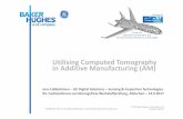 UtilisingComputed Tomography in Additive Manufacturing (AM) · 2019-12-30 · Additive Manufacturing –where and how computed tomography (CT) can add value-3D printing machine manufacturers: