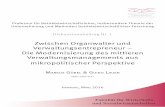 Zwischen Organwalter und Verwaltungsentrepreneur – Die ... · PDF file Reichard, Umdenken im Rathaus. Neue Steuerungsmodelle in der deutschen Kommunalverwaltung, 1994. 9. Laut .