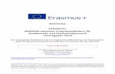 Richtlinien ERASMUS+ Mobilität zwischen …...programme-guide-2019_en_1.pdf ) sowie auf dem Handbuch der europäischen Kommission für Nationalagenturen („Guide for NA“) vom Februar