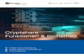 Cryptshare Funktionen & Sicherheit - RealSystem · Cryptshare unterstützt die aktuellsten Standards im Bereich von TLS wie bspw. Perfect For-ward Secrecy und HSTS (http Strict Transport