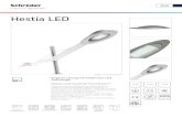 Hestia LED - Schreder · 2020-04-27 · Hestia LED-Leuchten werden aus robusten, recycelbaren Materialien gefertigt. Das lackierte Aluminiumgussgehäuse ist mit einer gewölbten (Mini-Version)