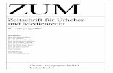Zeitschrift fأ¼r Urheber- und Medienrecht أ–sterreich: Prof. Dr. Walter Dillenz, Landstraأںer Hauptstraأںe