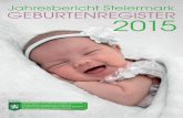 Jahresbericht Steiermark 2015 - KAGes · PDF file Jahresbericht Steiermark Fachbeirat für das Geburtenregister Steiermark OE Qualitätsmanagement der KAGes in Zusammenarbeit mit dem