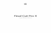 Final Cut Pro X Logic Effektereferenz - Apple Support · Final Cut Pro X ist mit einer umfassenden Palette von DSP-Effekten und -Prozessoren (Digital Signal Processing - digitale