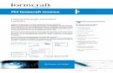 FCI formcraft invoice · 2017-12-06 · nicht trainiert werden, an welcher Stelle welche Information bei welchem Lieferanten steht. FCI formcraft invoice® macht damit die Definition