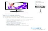 Ultraschlankes, leistungsstarkes IPS- Philips Brilliance IPS LCD-Monitor mit LED-Hintergrundbeleuchtung