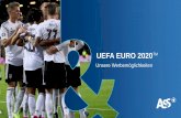 UEFA EURO 2020 - AS&S · Basis: BRD gesamt, UEFA EURO 2016TM (Live-)Übertragungen Das Erste und ZDF 4 UEFA EURO 2020TM Starke Leistungswerte im Premium Umfeld UEFA EURO 2020TM. 27,71