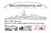 BRUCKEN1CHLAO · 2015-05-21 · der BC Bonn seine neue Spielstütte im..K:rrajan-Flügel". Hier der grolle Saal der Stadthalle Hcute rverden die Geschicke cles Brid-ge Club Bonn von