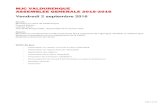 MJC VALDURENQUE ASSEMBLEE GENERALE 2015-2016commune-de-valdurenque.fr/app/download/5811021079/... · PROPOSITION COTISATIONS 2016-2017 Tarifs : Les tarifs de la carte MJC sont inchangés