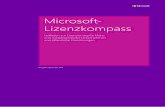 Microsoft- Lizenzkompassdownload.microsoft.com/download/9/F/2/9F2F2FF0-A4B9-4FA3... · 2018-10-16 · Center der Distributoren 30 Microsoft SureStep- Programm 31 Weitere Informationen.