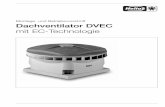 Montage- und Betriebsvorschrift Dachventilator DVEC mit EC … · 2011-02-26 · zwischen Laptop/PC und dem DVEC möglich. Zum Anschluss des DVEC an einen Laptop/PC wird ein RS 485/232-Konverter