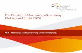 Die Deutsche Normungs-Roadmap Elektromobilität 2020nationale-plattform-elektromobilitaet.de/fileadmin/user... · 2017-04-21 · Die Anforderungen an die elektromagnetische Verträglichkeit