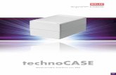 technoCASE · 2018-07-10 · 144 Technische Daten technoCASE Gehäuse: Thermoplast ABS, halogenfrei Entformungsschräge 1°, lichte Innenmaße reduzieren sich bis zum Gehäuseboden