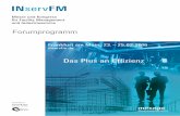 INservFM2016 Podiumsdiskussion Forumprogramm...Dr. Andreas Weber Evonik Technology & Infrastructure GmbH 16:00 - 16:20 Digitalisierung am Beispiel der BASF Dirk Ramhorst BASF Business